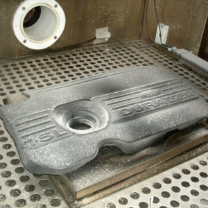 Engine cover during cold ageing test