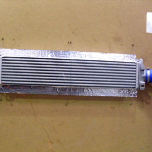 Charge air cooler during air thermal ageing test