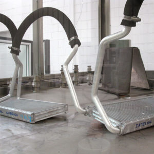 Samples during internal corrosion test