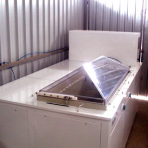 Cyclic corrosion test bench
