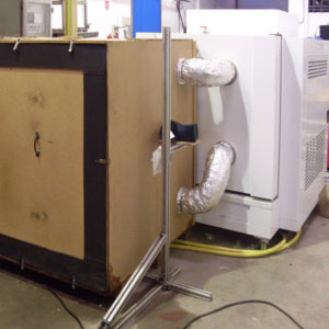 Climatic chamber attached with hot-cold generator