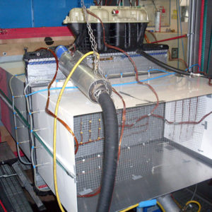 Radiator-during-performance-test