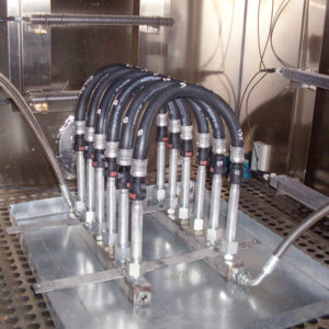 tubes during performance test